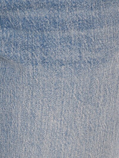 Afficher les détails de 044 Karl Pantalon Bleu Straight Leg Low Rise En  Straight Fit Homme