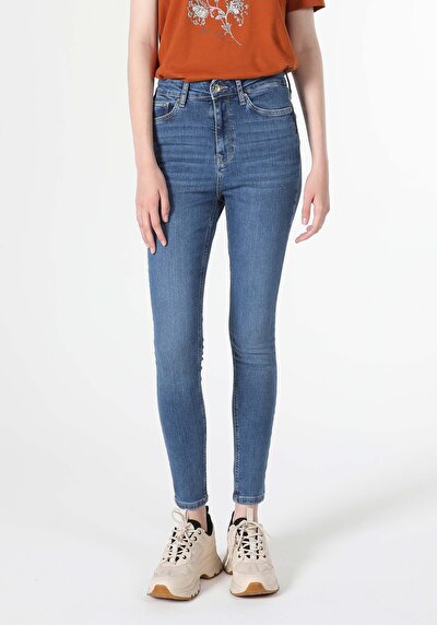 Image de 760 Diana Pantalon Denim   En  Skinny Fit Femme