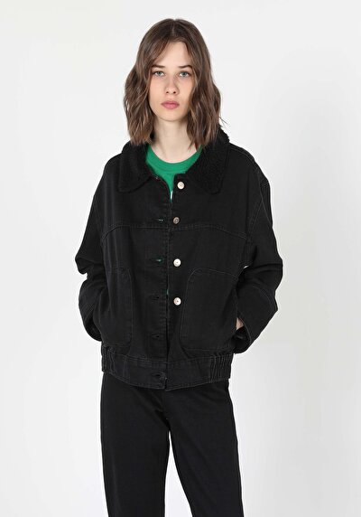 Afficher les détails de Veste De Blazer Denim Regular Fit   Femme