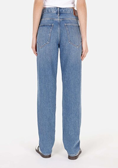 Image de 945 Daisy Pantalon Bleu   En  Straight Fit Femme