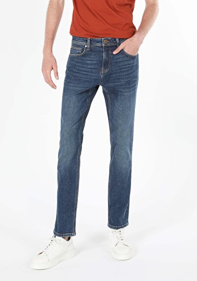 Image de 045 David Pantalon Denim Straight Leg  En  Regular Fit Homme
