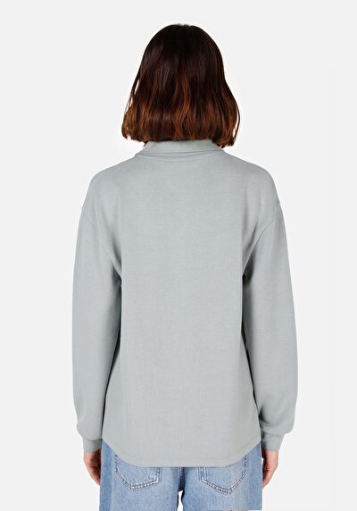 Image de T-shirt À Manches Longues Vert Regular Fit Femme