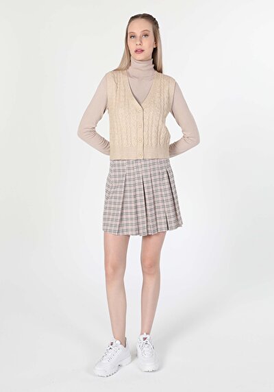 Image de Cardigan Tricot Beige Femme