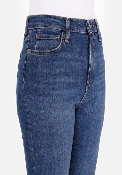 Image de 791 Monica Pantalon  Wide Leg Medium Rise En Jean Regular Fit Femme