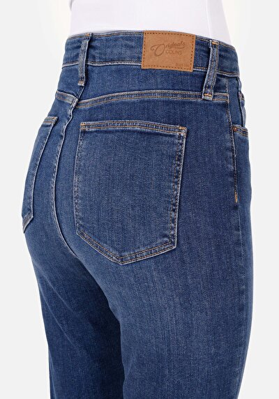 Afficher les détails de 791 Monica Pantalon  Wide Leg Medium Rise En Jean Regular Fit Femme