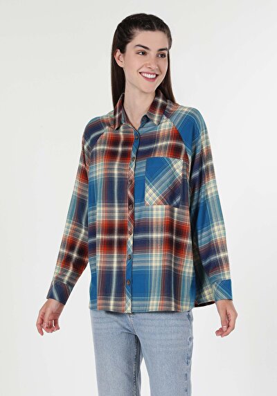 Afficher les détails de Chemise À Manches Longues Multicolou    Femme