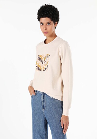 Afficher les détails de Pull-over Beige Regular Fit  Femme
