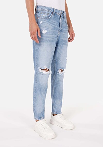 Image de 058 Otto Pantalon En Jean Loose Tapered Fit Homme