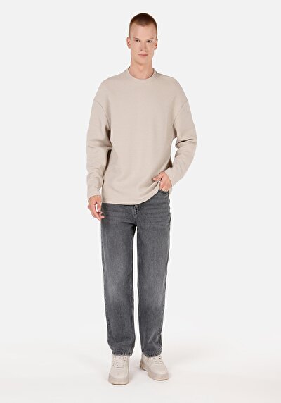 Image de T-shirt À Manches Longues Beige Comfort Fit  Homme