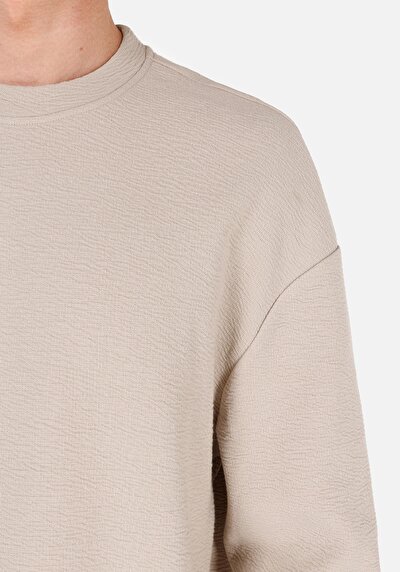 Image de T-shirt À Manches Longues Beige Comfort Fit  Homme