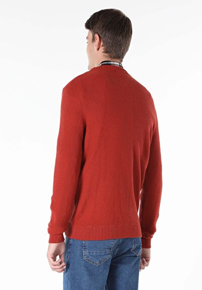 Image de Pull Marron Regular Fit   Homme
