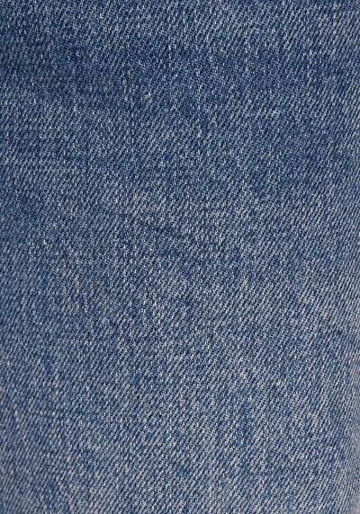 Afficher les détails de 880 Elisa Pantalon Bleu Straight Leg Medium Rise En Jean Straight Fit Femme