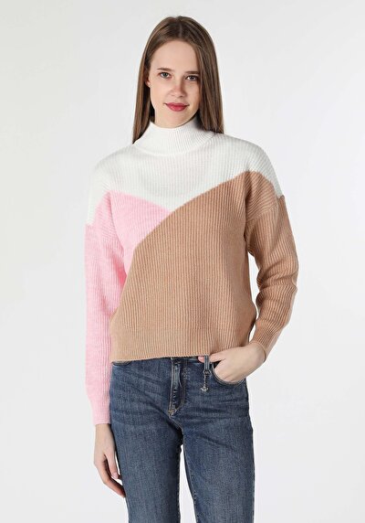 Image de Pull Multicolou Comfort Fit Femme