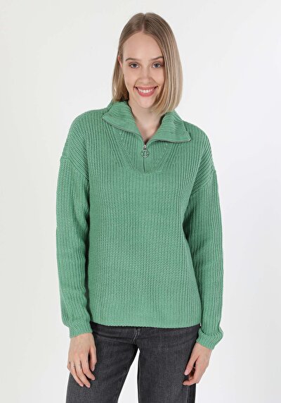 Image de Pull Vert Comfort Fit   Femme