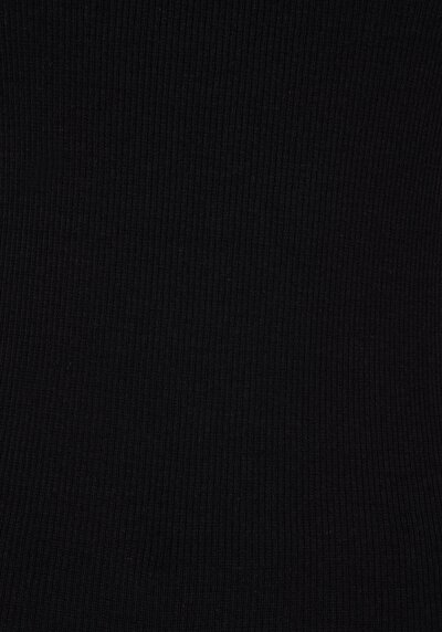 Afficher les détails de T-shirt À Manches Courtes Noir Slim Fit Droit Femme
