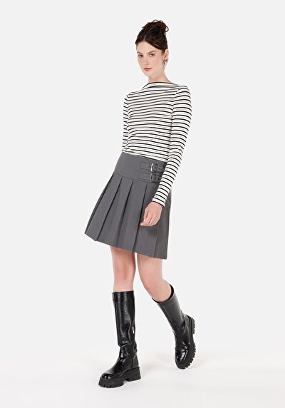Image de T-shirt À Manches Longues Blanc Slim Fit  Femme