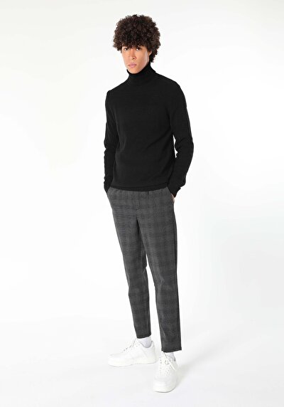 Image de Pull Noir Slim Fit   Homme