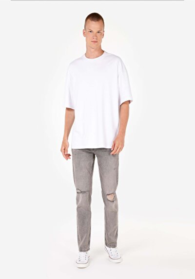 Image de 042 John Pantalon    En Jean Slim Straight Homme
