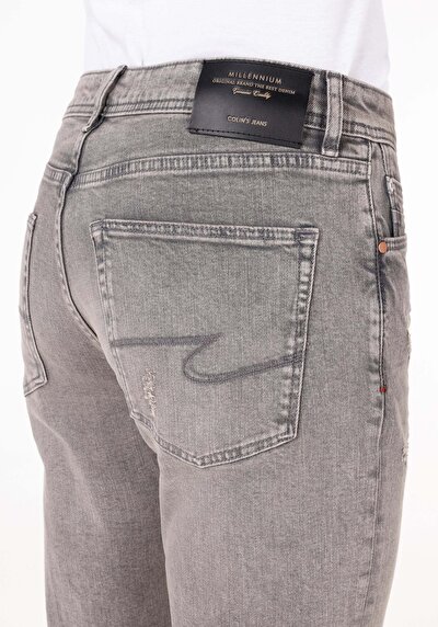 Afficher les détails de 042 John Pantalon    En Jean Slim Straight Homme