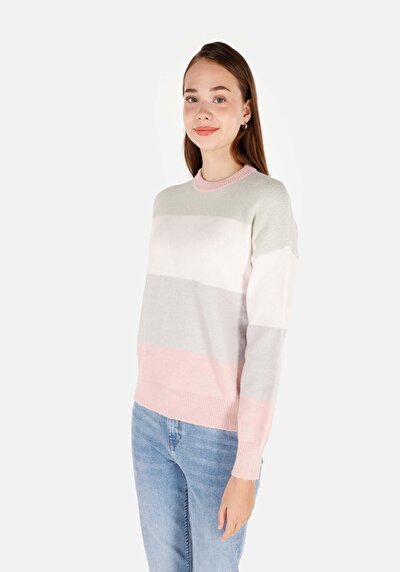 Image de Pull Multicolou Regular Fit Manches Longues  Femme