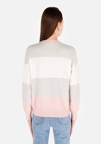 Image de Pull Multicolou Regular Fit Manches Longues  Femme