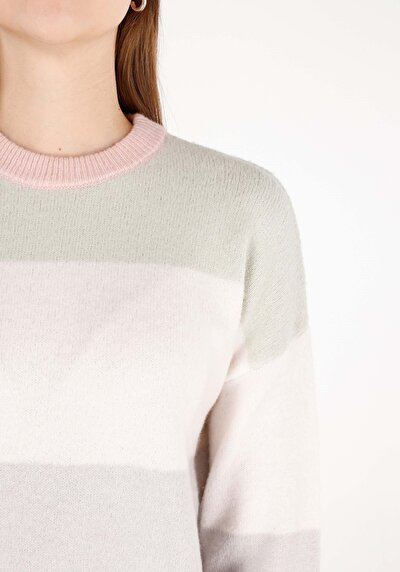 Image de Pull Multicolou Regular Fit Manches Longues  Femme