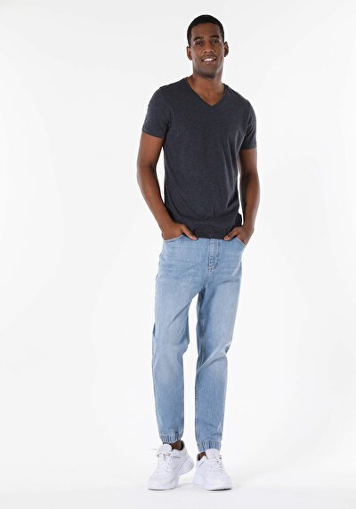 Image de T-shirt À Manches Courtes Marine Slim Fit Homme