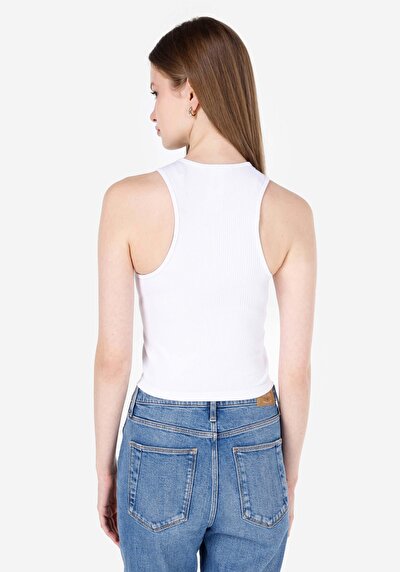 Image de Athlète Blanc Slim Fit Femme