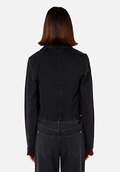 Afficher les détails de Veste De Blazer Bleu Slim Fit Manches Longues  Femme