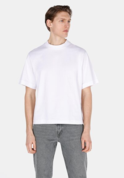 Image de Blanc HOMME T-Shirt à Manches Courtes