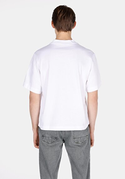 Image de Blanc HOMME T-Shirt à Manches Courtes