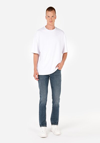 Image de 044 Karl Pantalon Straight Leg Medium Rise En Jean Straight Fit Homme
