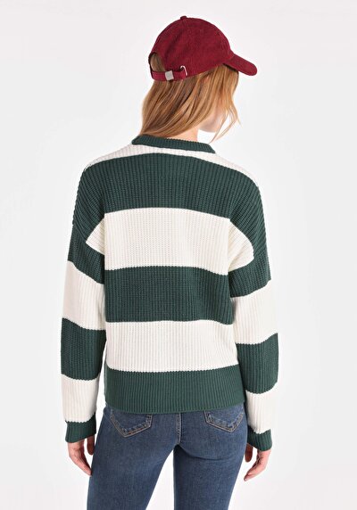 Image de Pull Vert Regular Fit   Femme