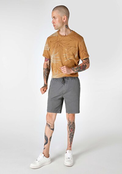 Afficher les détails de Short Anthracite Regular Fit Homme