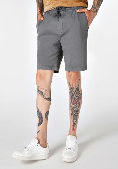 Afficher les détails de Short Anthracite Regular Fit Homme