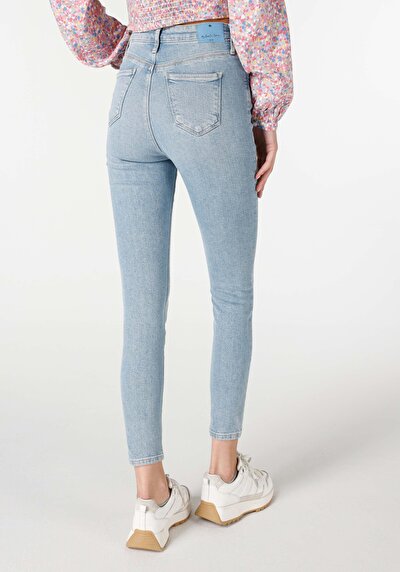 Image de 760 Diana Pantalon Bleu En Skinny Fit Femme
