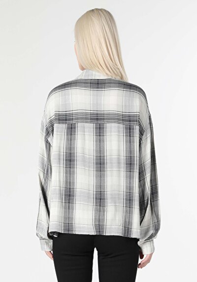 Image de Chemise À Manches Longues Anthracite    Femme