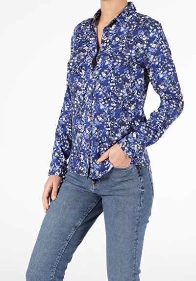 Image de Chemise À Manches Longues Multicolou Regular Fit   Femme