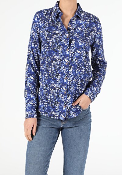 Image de Chemise À Manches Longues Multicolou Regular Fit Femme