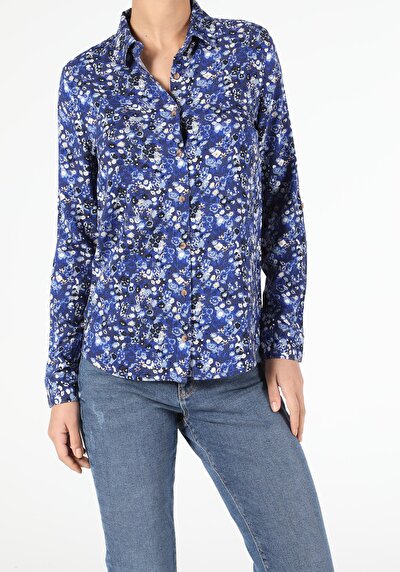 Image de Chemise À Manches Longues Multicolou Regular Fit   Femme