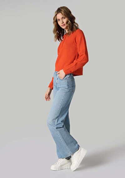 Image de Pull Orange Regular Fit   Femme