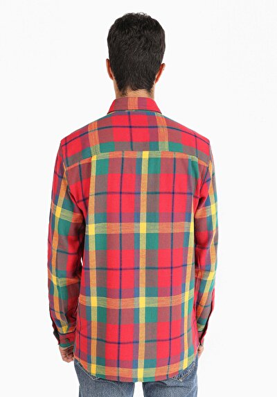 Image de Chemise À Manches Longues Multicolou Regular Fit   Homme