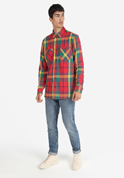 Image de Chemise À Manches Longues Multicolou Regular Fit   Homme