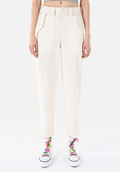 Image de Pantalon Ecru En Femme
