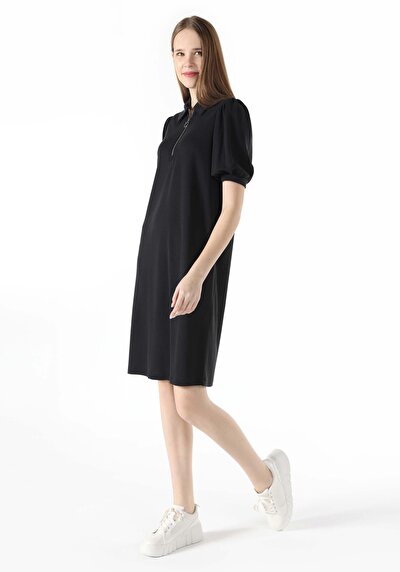 Image de Robe Noir Regular Fit Femme