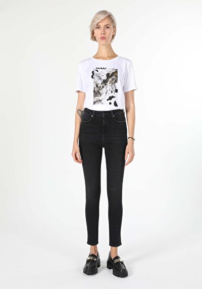 Image de 760 Diana Pantalon Denim   En  Skinny Fit Femme