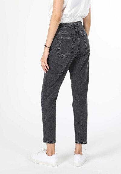 Image de 891 Maya Pantalon Noir   En  Slim Fit Femme