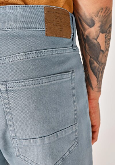 Image de Short Bleu Regular Fit Homme