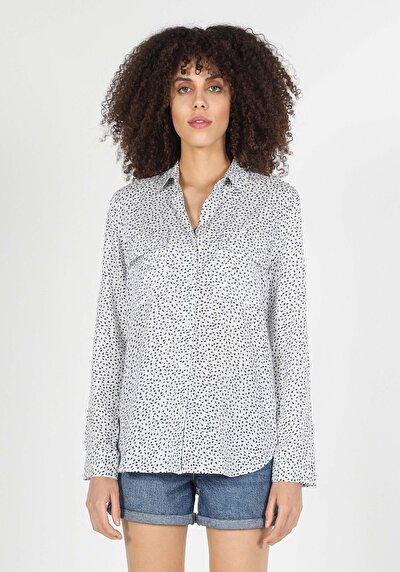 Image de Chemise À Manches Longues Multicolou Regular Fit   Femme