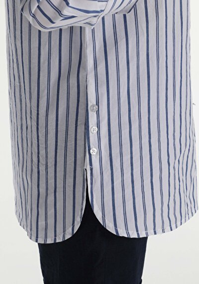 Image de Chemise À Manches Longues Bleu Regular Fit   Femme